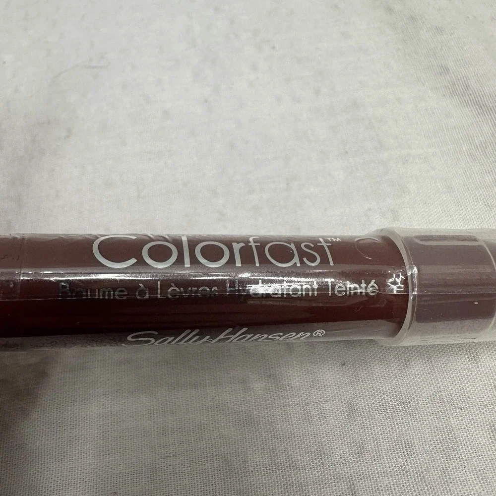 Lot Of 3 Sally Hansen Moisture Twist Lip Gloss & Color Fast Tint + Moisture Balm